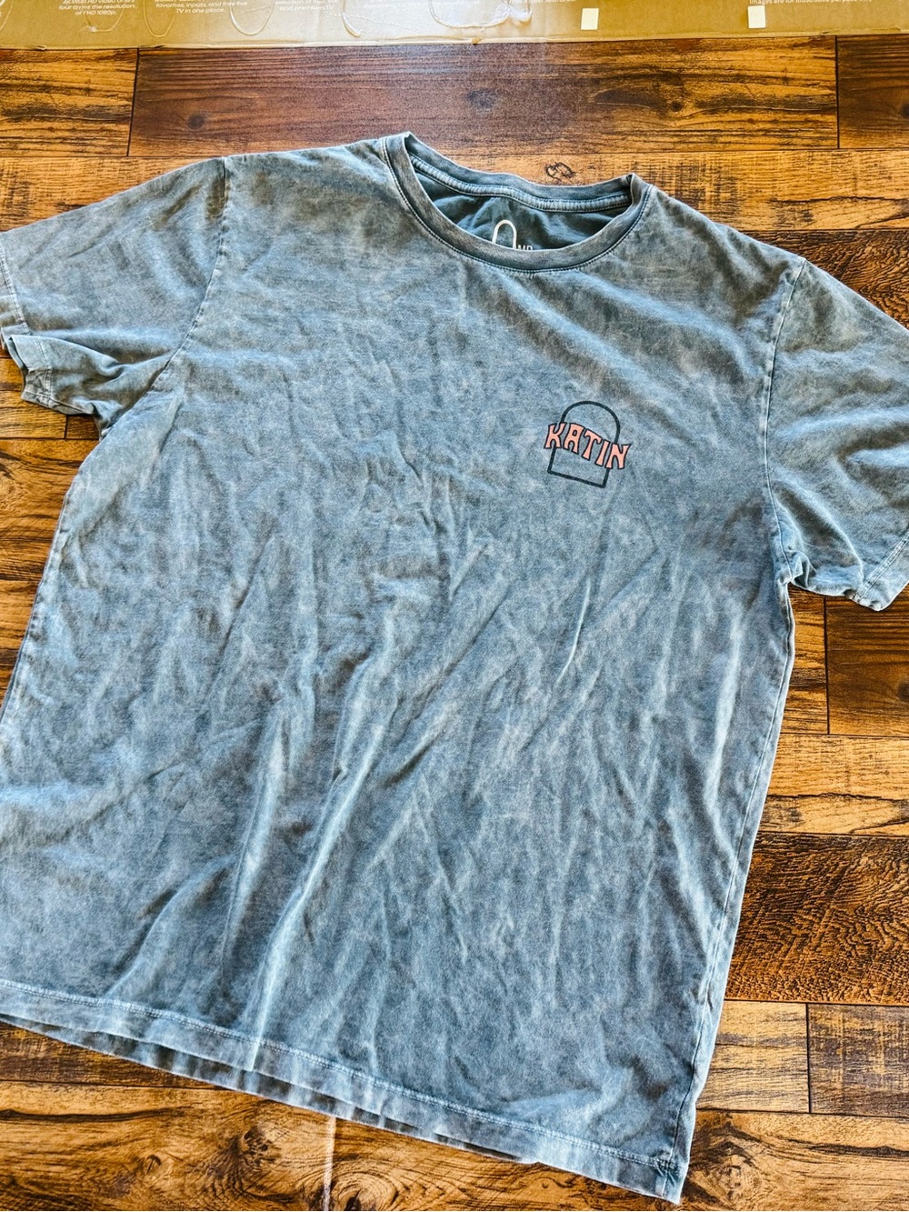 Katin USA Vintage Wash Pocket Logo T-Shirt Men’s Medium Coastal Graphic Tee